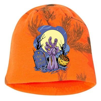 Zombie Trick Or Treat Spooky Halloween Kati - Camo Knit Beanie