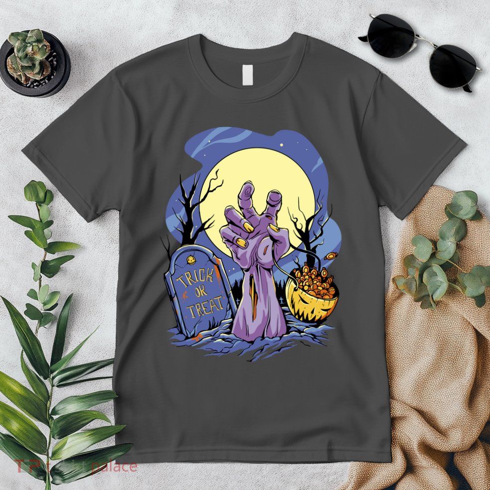 Zombie Trick Or Treat Spooky Halloween Premium T-Shirt
