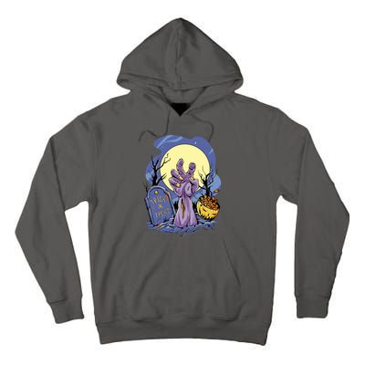 Zombie Trick Or Treat Spooky Halloween Tall Hoodie