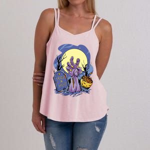 Zombie Trick Or Treat Spooky Halloween Women's Strappy Tank