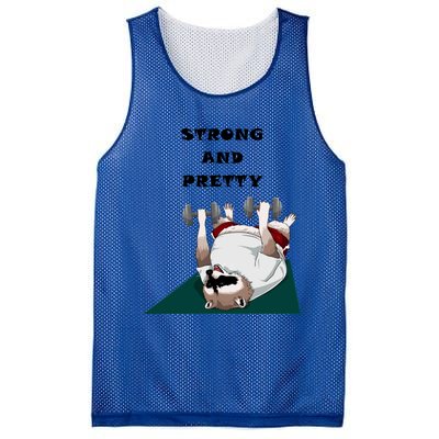 Ziggy The Racoon Gift Strong And Pretty Gift Mesh Reversible Basketball Jersey Tank