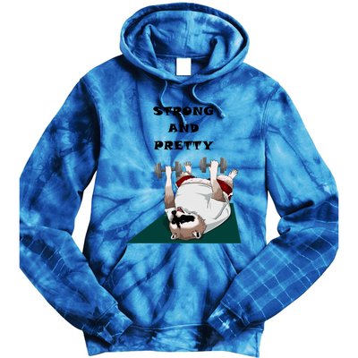 Ziggy The Racoon Gift Strong And Pretty Gift Tie Dye Hoodie