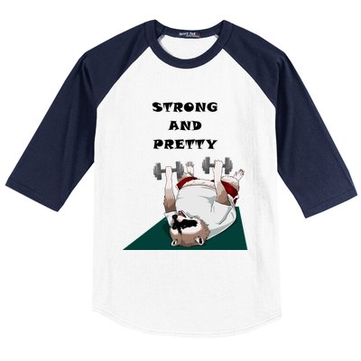 Ziggy The Racoon Gift Strong And Pretty Gift Baseball Sleeve Shirt