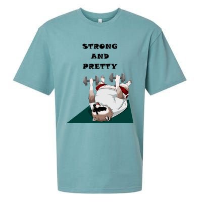 Ziggy The Racoon Gift Strong And Pretty Gift Sueded Cloud Jersey T-Shirt