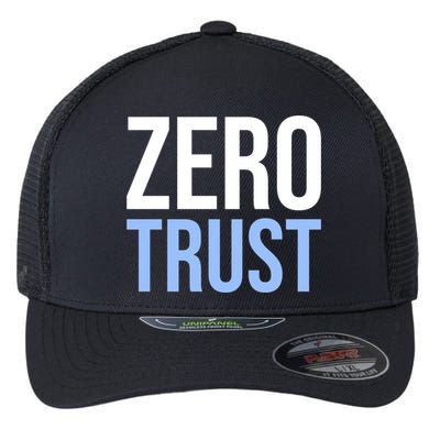 Zero Trust Security Cyber Security Hacking Developer Funny Flexfit Unipanel Trucker Cap
