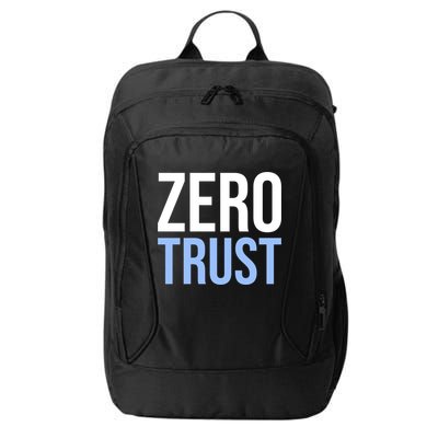 Zero Trust Security Cyber Security Hacking Developer Funny City Backpack