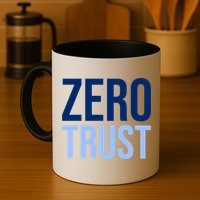 Zero Trust Security Cyber Security Hacking Developer Funny Mug