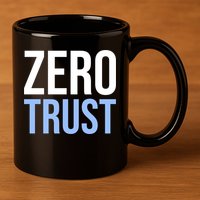 Zero Trust Security Cyber Security Hacking Developer Funny 11oz C Handle Ceramic Mug