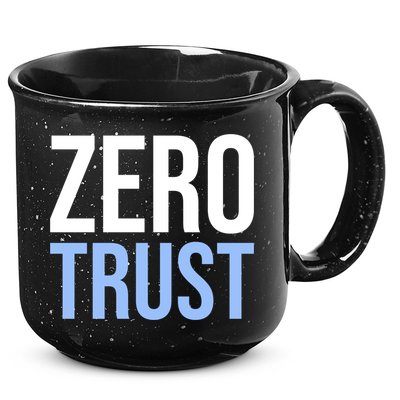 Zero Trust Security Cyber Security Hacking Developer Funny 15oz Campfire Ceramic Mug