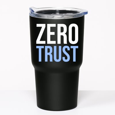 Zero Trust Security Cyber Security Hacking Developer Funny Tumbler