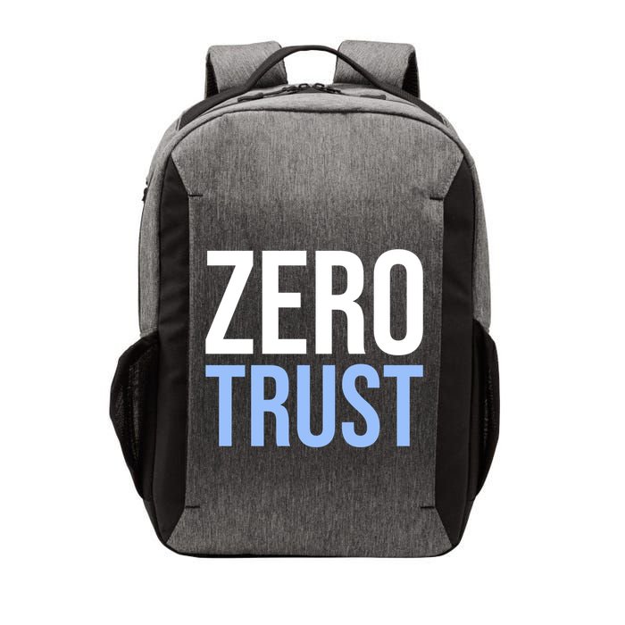 Zero Trust Security Cyber Security Hacking Developer Funny Vector Backpack