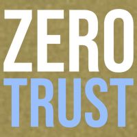 Zero Trust Security Cyber Security Hacking Developer Funny Garment-Dyed Women's Muscle Tee