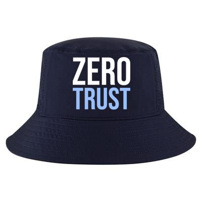 Zero Trust Security Cyber Security Hacking Developer Funny Cool Comfort Performance Bucket Hat