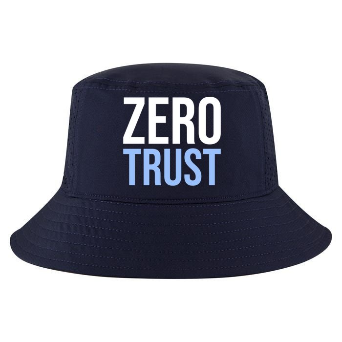 Zero Trust Security Cyber Security Hacking Developer Funny Cool Comfort Performance Bucket Hat