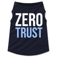 Zero Trust Security Cyber Security Hacking Developer Funny Doggie Tank
