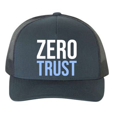 Zero Trust Security Cyber Security Hacking Developer Funny Yupoong Adult 5-Panel Trucker Hat