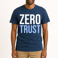 Zero Trust Security Cyber Security Hacking Developer Funny Tall T-Shirt