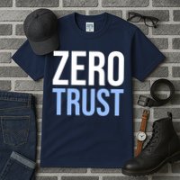 Zero Trust Security Cyber Security Hacking Developer Funny Tall T-Shirt