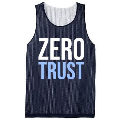 Zero Trust Security Cyber Security Hacking Developer Funny Mesh Reversible Basketball Jersey Tank