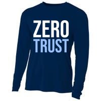 Zero Trust Security Cyber Security Hacking Developer Funny Cooling Performance Long Sleeve Crew