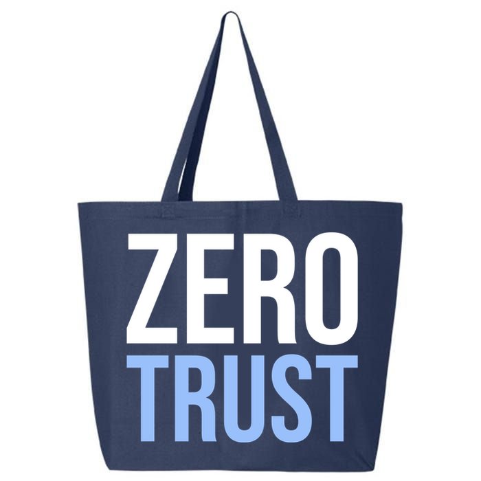 Zero Trust Security Cyber Security Hacking Developer Funny 25L Jumbo Tote