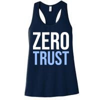 Zero Trust Security Cyber Security Hacking Developer Funny Womens Tank Top