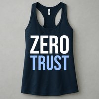 Zero Trust Security Cyber Security Hacking Developer Funny Womens Tank Top