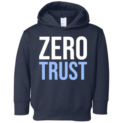 Zero Trust Security Cyber Security Hacking Developer Funny Toddler Hoodie