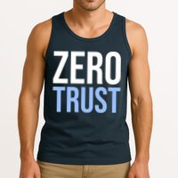 Zero Trust Security Cyber Security Hacking Developer Funny Tank Top