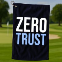 Zero Trust Security Cyber Security Hacking Developer Funny Golf Towel