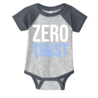 Zero Trust Security Cyber Security Hacking Developer Funny Infant Baby Jersey Bodysuit