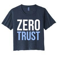 Zero Trust Security Cyber Security Hacking Developer Funny Crop Top