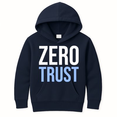 Zero Trust Security Cyber Security Hacking Developer Funny Kids Hoodie
