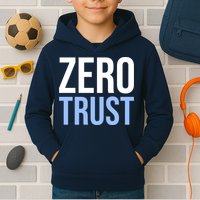 Zero Trust Security Cyber Security Hacking Developer Funny Kids Hoodie