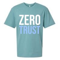 Zero Trust Security Cyber Security Hacking Developer Funny Sueded Cloud Jersey T-Shirt
