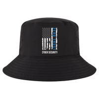 Zero Trust Us Flag Cyber Security Hacking Hacker Developer Funny Gift Cool Comfort Performance Bucket Hat