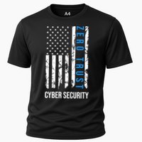Zero Trust Us Flag Cyber Security Hacking Hacker Developer Funny Gift Performance Shirt