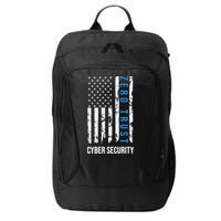 Zero Trust Us Flag Cyber Security Hacking Hacker Developer Funny Gift City Backpack