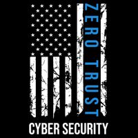 Zero Trust Us Flag Cyber Security Hacking Hacker Developer Funny Gift Daily Commute Backpack
