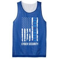 Zero Trust Us Flag Cyber Security Hacking Hacker Developer Funny Gift Mesh Reversible Basketball Jersey Tank