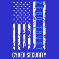 Zero Trust Us Flag Cyber Security Hacking Hacker Developer Funny Gift Premium T-Shirt