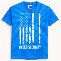 Zero Trust Us Flag Cyber Security Hacking Hacker Developer Funny Gift Kids Tie-Dye T-Shirt