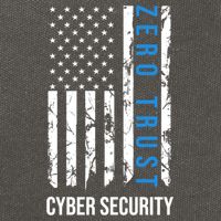 Zero Trust Us Flag Cyber Security Hacking Hacker Developer Funny Gift Cotton Canvas Backpack