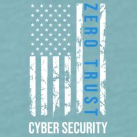 Zero Trust Us Flag Cyber Security Hacking Hacker Developer Funny Gift Sueded Cloud Jersey T-Shirt