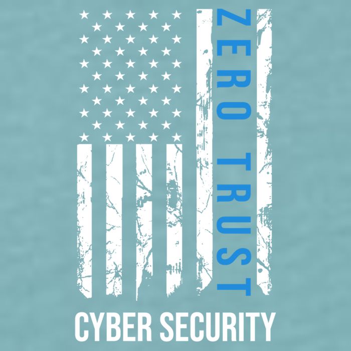 Zero Trust Us Flag Cyber Security Hacking Hacker Developer Funny Gift Sueded Cloud Jersey T-Shirt
