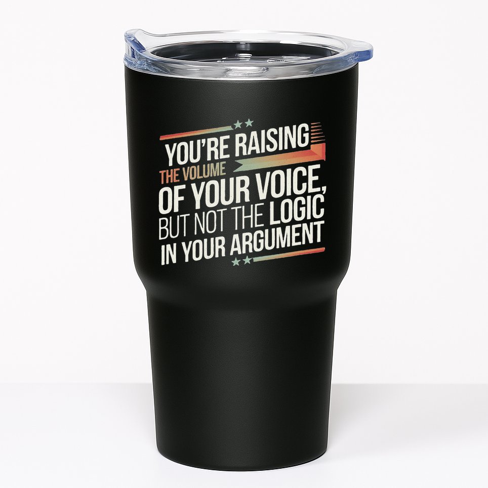 Zelensky Trump You’Re Raising The Volume Of Your Voice Tumbler