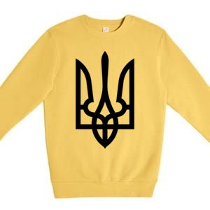 Zelenskyy Ukrainian Army Meaningful Gift Ukraine Military Ukraine Gift Premium Crewneck Sweatshirt