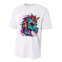 Zombie Unicorn Halloween Costume Scary Magical Performance Sprint T-Shirt