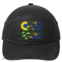 Zelensky Ukraine Support In A World Of Trumps Be A Zelensky 7-Panel Snapback Hat