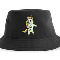 Zombie Unicorn Sustainable Bucket Hat